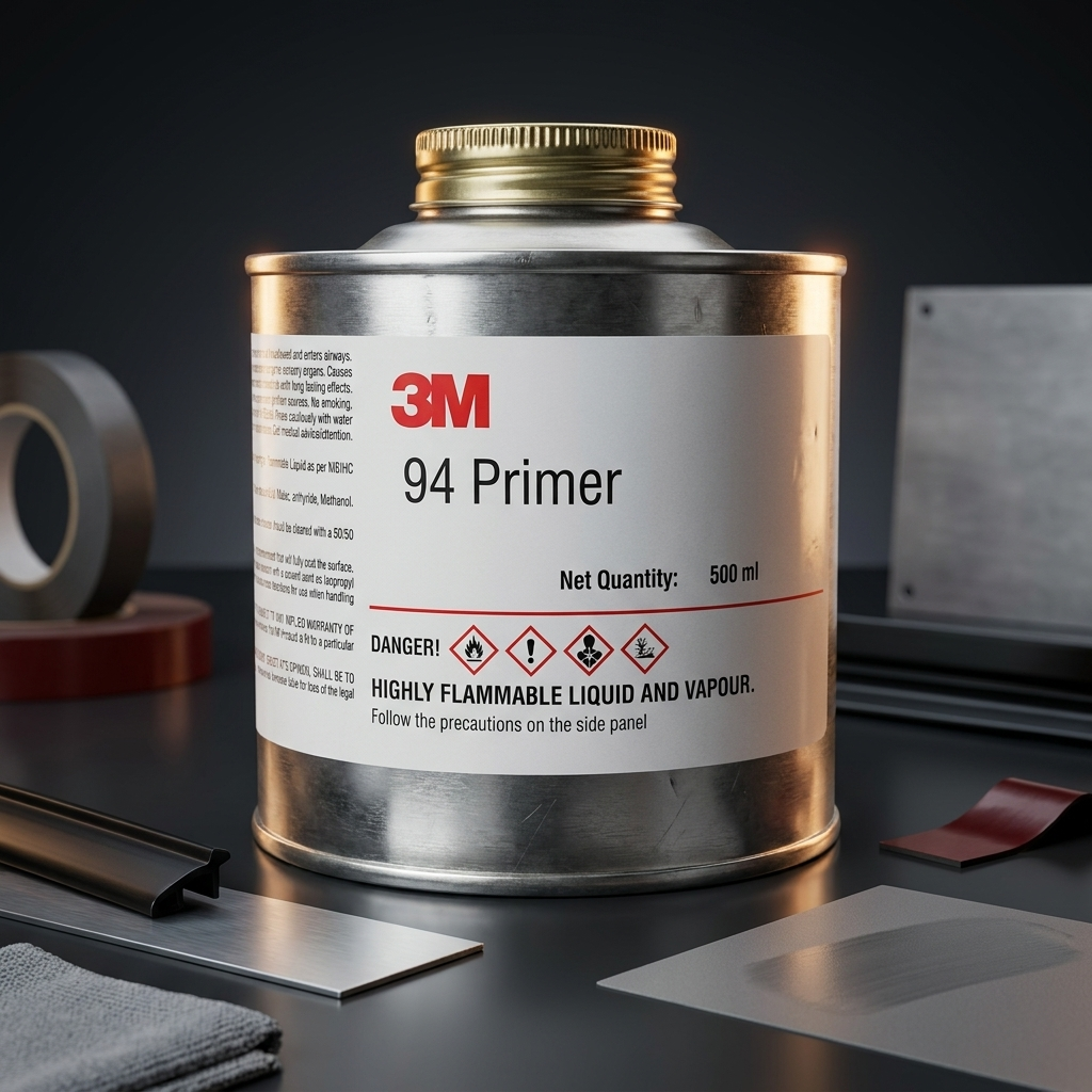 3M Tape Primer 94 1/2 Pint 8oz For Vinyl Di-Noc