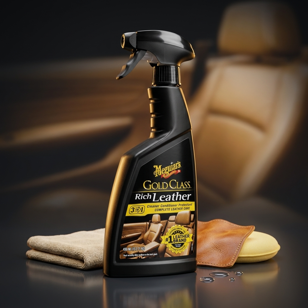 Meguiar's Gold Class Rich Leather Cleaner and Conditioner 3-in-1 Spray